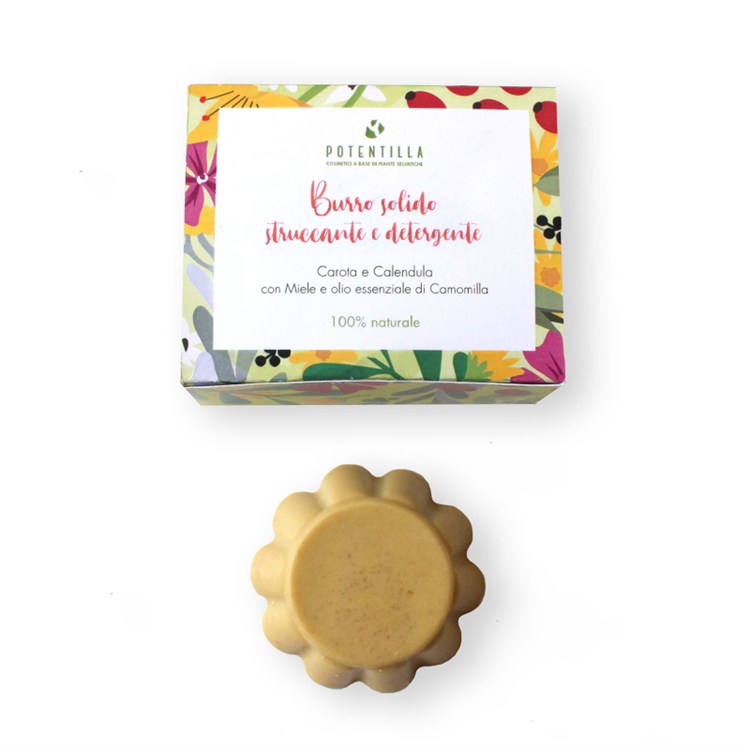 BURRO SOLIDO STRUCCANTE E DETERGENTE Potentilla Potentilla