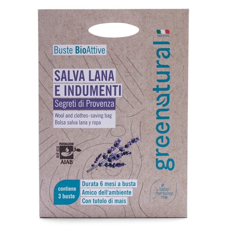BUSTE BIOATTIVE - SALVA LANA E INDUMENTI Green NaturalLavanda  Green Natural