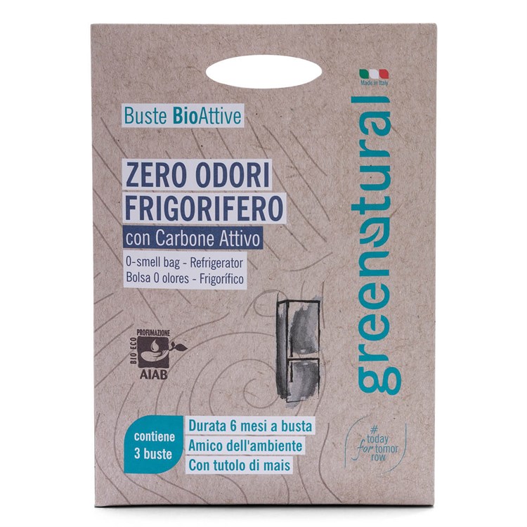 BUSTE BIOATTIVE - ZERO ODORI FRIGORIFERO Green Natural Green Natural