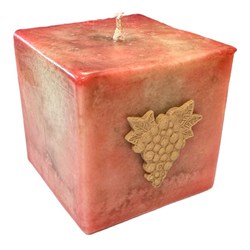 CANDELA CUBO - CHARDONNAY ET FIGUES - MAROMA Candele profumate