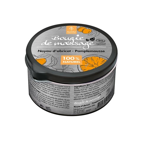 CANDELA DA MASSAGGIO "ALBICOCCA & POMPELMO"