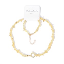 chips set collana bracciale citrino