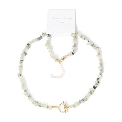 chips set collana bracciale amazzonite