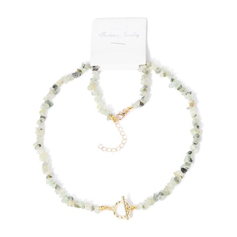 CHIPS SET: COLLANA + BRACCIALE - AMAZZONITE