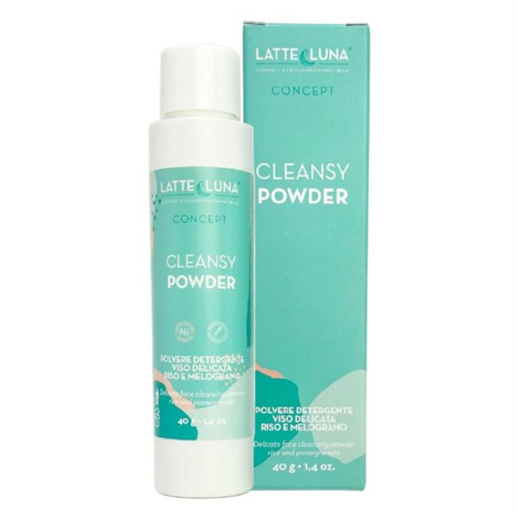 CLEANSY POWDER - POLVERE DETERGENTE VISO Latte e luna Latte e luna