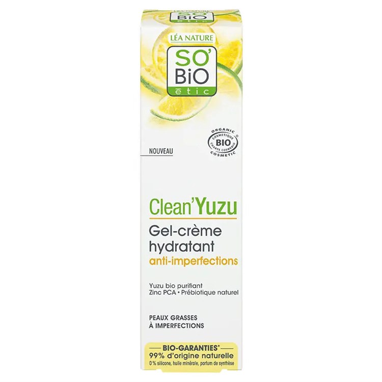 CLEAN'YUZU - GEL-CREMA IDRATANTE ANTI-IMPERFEZIONI So'Bio étic So'Bio étic