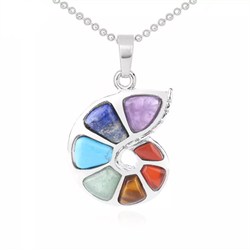 collana 7 chakra nautilus