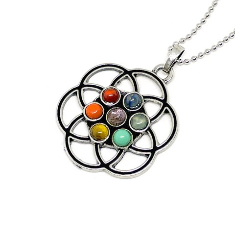 COLLANA 7 CHAKRA - SEME DELLA VITA