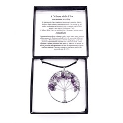 collana albero della vita ametista