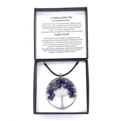 COLLANA ALBERO DELLA VITA - LAPISLAZZULI
