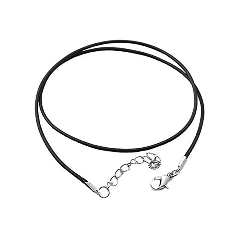 COLLANA CAUCCIÙ NERO