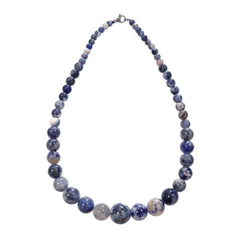 COLLANA "PERLE" SODALITE