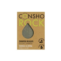 CONSHO ROCK - SHAMPOO SOLIDO DELICATO  VANIGLIA & AVENA  Bioearth