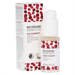 CRANBERRY - SIERO VISO Bio:Végane skinfood