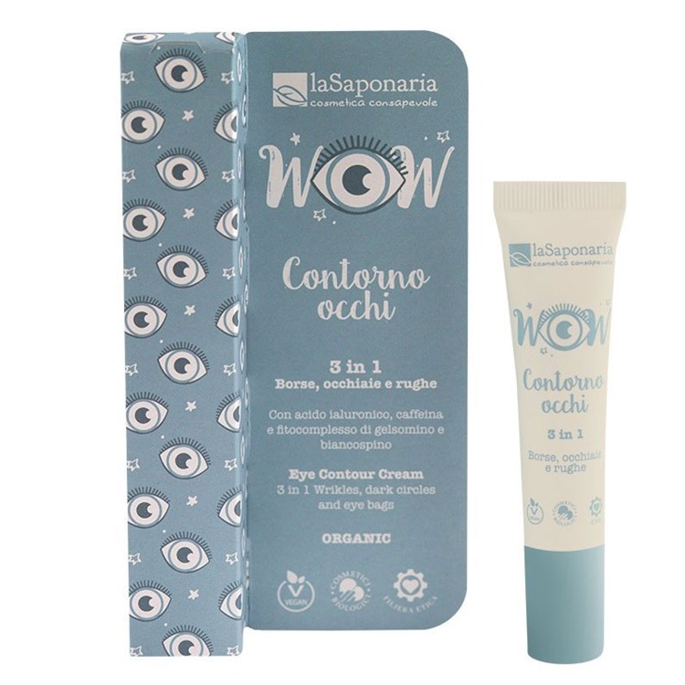 CREMA CONTORNO OCCHI 3 IN 1 - WOW! La Saponaria La Saponaria