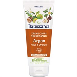 CREMA CORPO NUTRIENTE  ARGAN & FIORI D'ARANCIO  Natessance