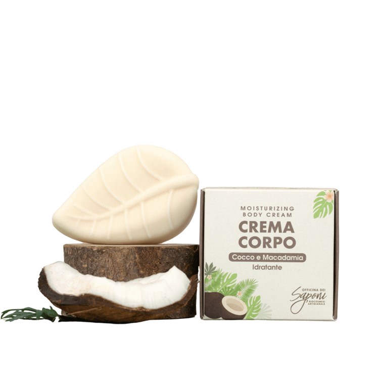 CREMA CORPO SOLIDA IDRATANTE - COCCO & MACADAMIA Officina dei Saponi Officina dei Saponi