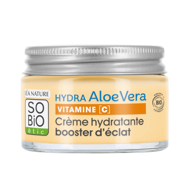 HYDRA ALOE - CREMA IDRATANTE BOOSTER DI LUMINOSITÀ - VIT C So'Bio étic So'Bio étic