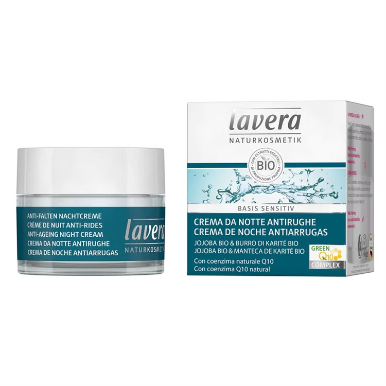 BASIS SENSITIV - CREMA NOTTE ANTI-RUGHE Q10 Lavera Lavera