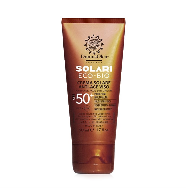 CREMA SOLARE ANTI-AGE VISO SPF 50+ Domus Olea Toscana Domus Olea Toscana