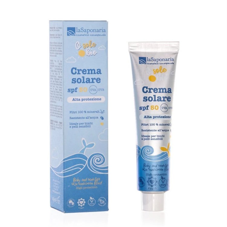 CREMA SOLARE SPF 50 - TRAVEL SIZE La Saponaria La Saponaria