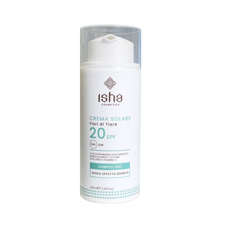 CREMA SOLARE VISO E CORPO SPF 20 Isha Cosmetics Isha Cosmetics