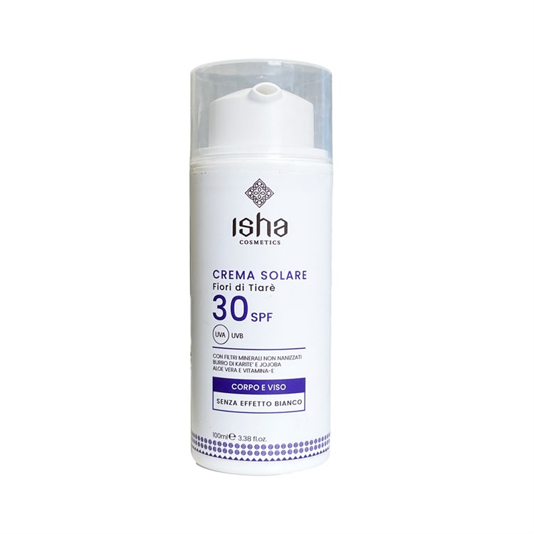 CREMA SOLARE VISO E CORPO SPF 30 Isha Cosmetics Isha Cosmetics