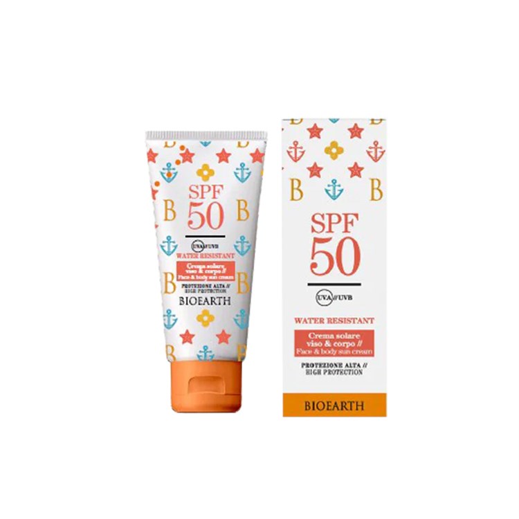 CREMA SOLARE VISO E CORPO SPF 50 - TRAVEL SIZE Bioearth Bioearth