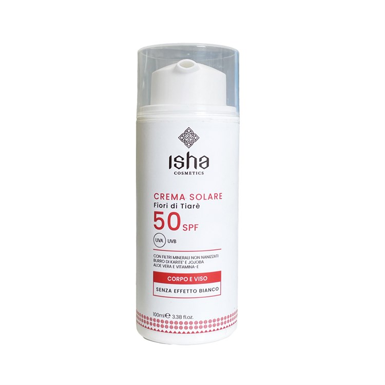 CREMA SOLARE VISO E CORPO SPF 50 Isha Cosmetics Isha Cosmetics