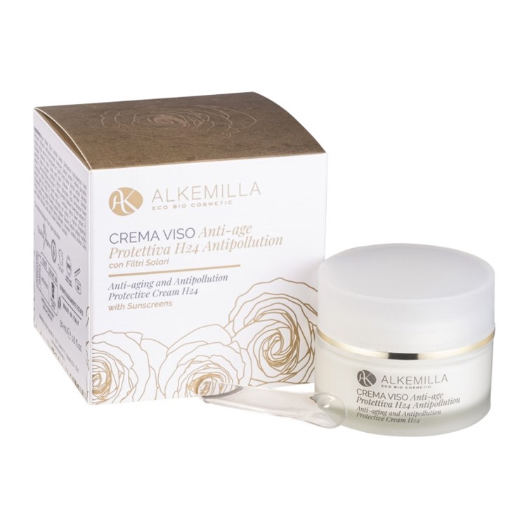 CREMA VISO ANTIAGE PROTETTIVA H24 - ANTIPOLLUTION Alkemilla Alkemilla