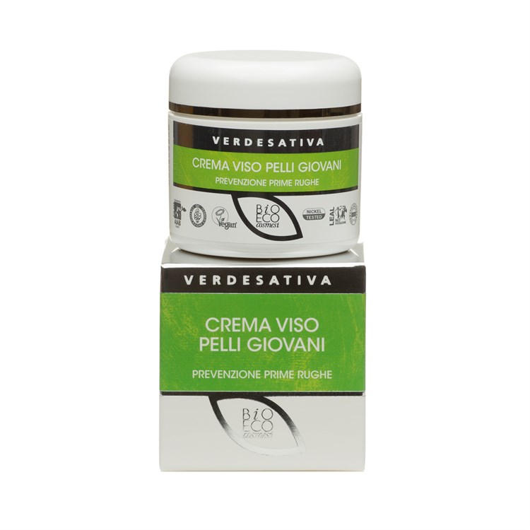 CREMA VISO BIOATTIVA PELLI GIOVANI Verdesativa Verdesativa