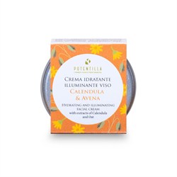 crema viso idratante e illuminante potentilla