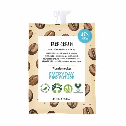 WONDERMOKA - CREMA VISO CON CAFFÈ PER PELLI DA SVEGLIARE