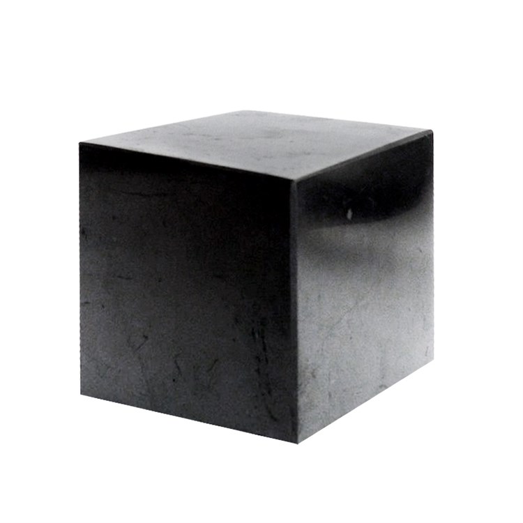 CUBO DI SHUNGITE LUCIDA Cristalli e altro80 mm  Cristalli e altro