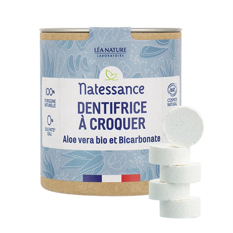 DENTIFRICIO IN COMPRESSE MASTICABILI - SBIANCANTE Natessance Natessance