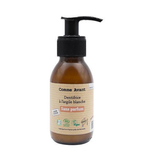 DENTIFRICIO IN PASTA ALL'ARGILLA BIANCA - SENZA PROFUMO