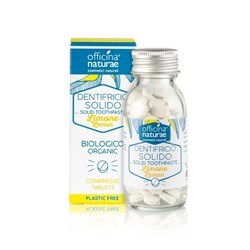dentifricio in pastiglie limone