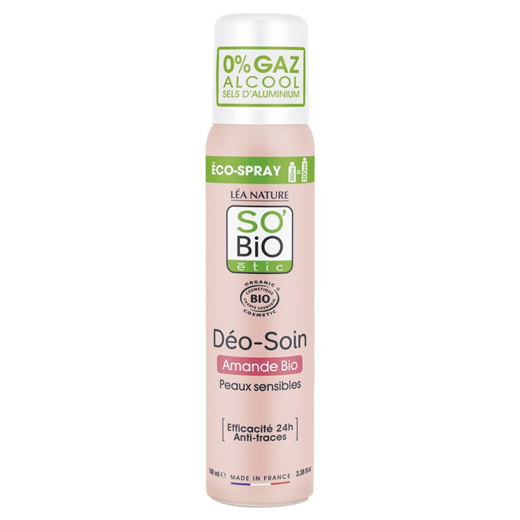 ECO-SPRAY DEO-CURA PELLI SENSIBILI - MANDORLA So'Bio étic So'Bio étic