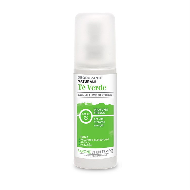 DEODORANTE SPRAY NATURALE AL THÈ VERDE Sapone di un Tempo Sapone di un Tempo