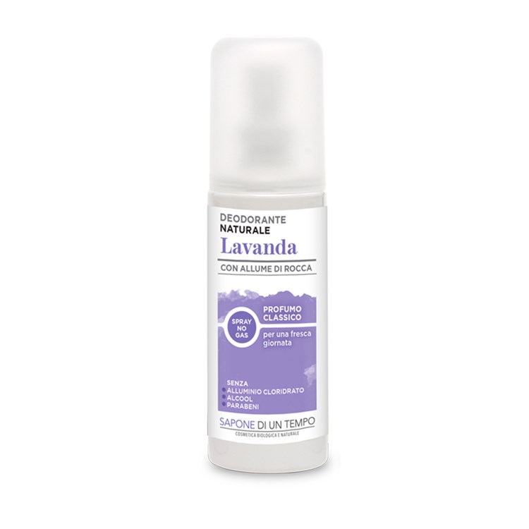 DEODORANTE SPRAY NATURALE ALLA LAVANDA Sapone di un Tempo Sapone di un Tempo