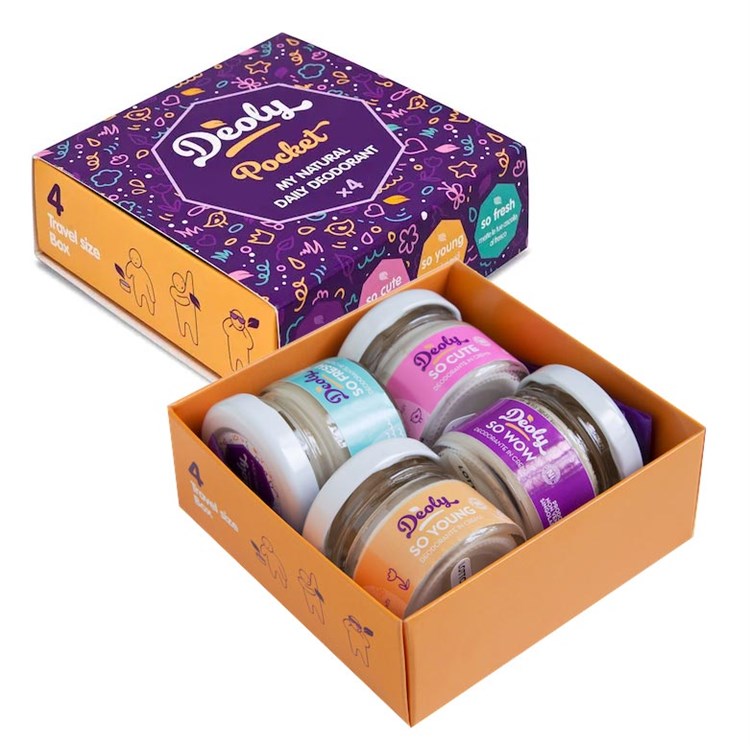 DEOLY POCKET - 4 DEODORANTI IN CREMA *Non più assortito *Non più assortito