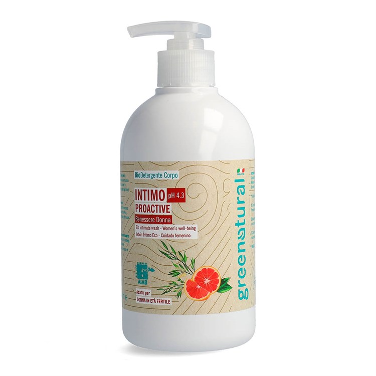 DETERGENTE INTIMO PROACTIVE - pH 4.3 Green Natural Green Natural