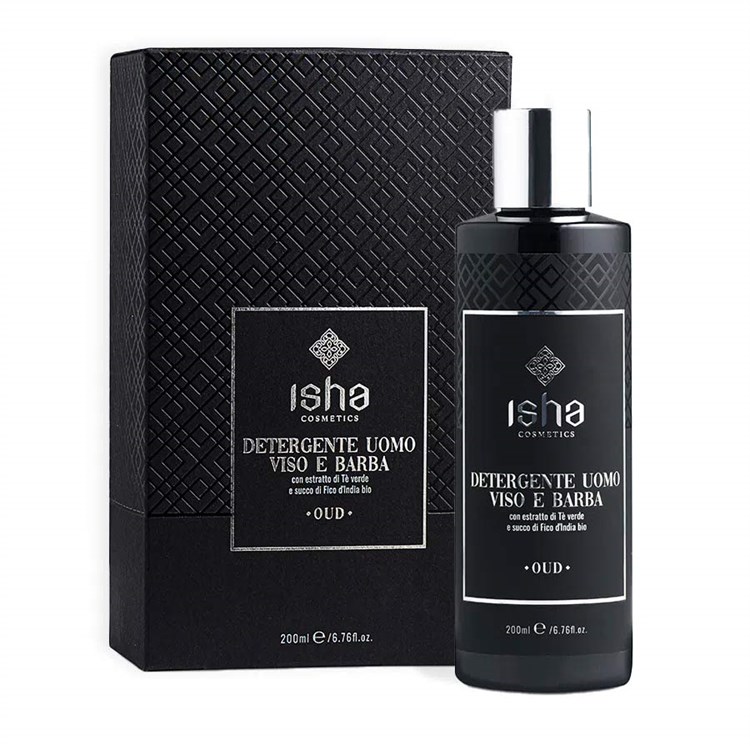 DETERGENTE UOMO VISO & BARBA Isha Cosmetics Isha Cosmetics