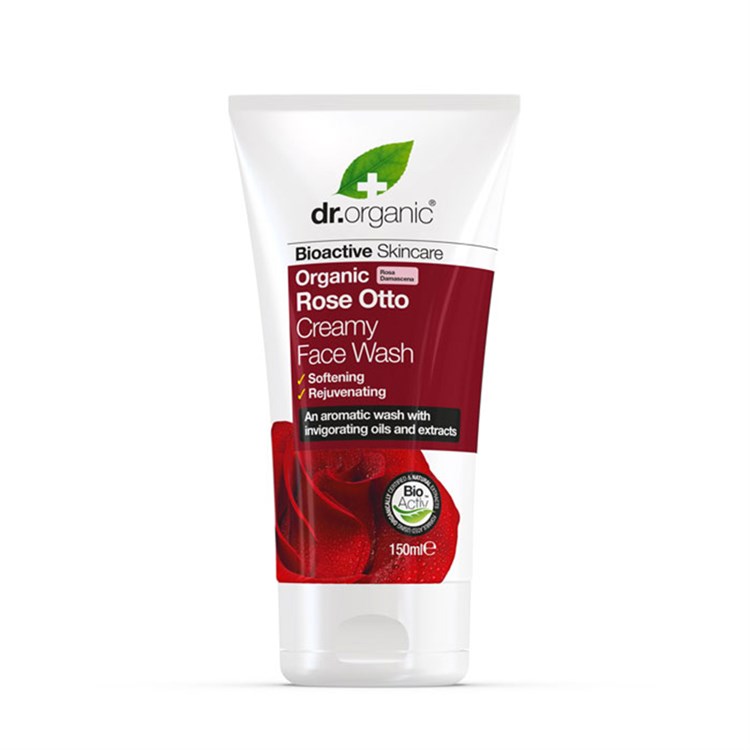 ROSA - DETERGENTE VISO CREMOSO Dr Organic Dr Organic