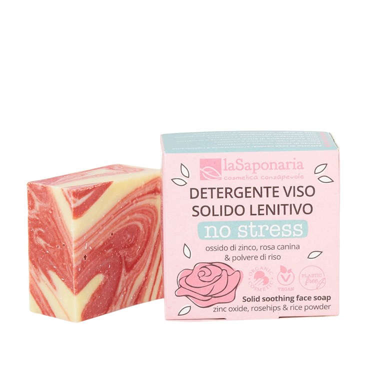 DETERGENTE VISO LENITIVO SOLIDO - NO STRESS La Saponaria La Saponaria