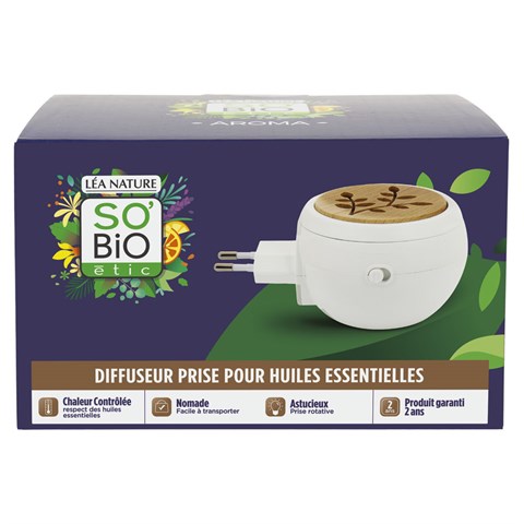 DIFFUSORE-PRESA PER OLI ESSENZIALI