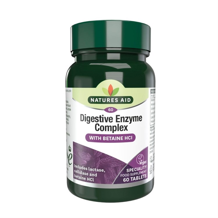 DIGESTIVE ENZYME COMPLEX - INTEGRATORE DI ENZIMI Natures Aid Natures Aid