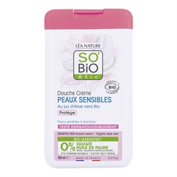 DOCCIA-CREMA PELLE SENSIBILE E REATTIVA  ALOE VERA  450 ml So'Bio étic