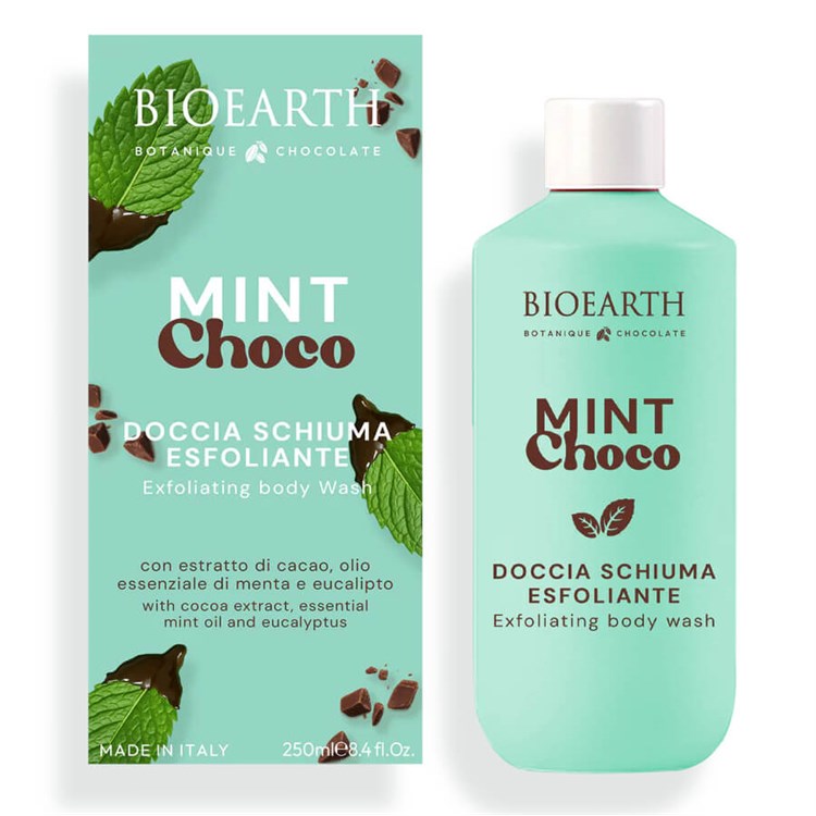 DOCCIA SCHIUMA ESFOLIANTE - MINT CHOCO Bioearth Bioearth