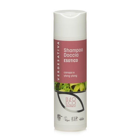 DOCCIA-SHAMPOO ESOTICO CANAPA e YLANG YLANG